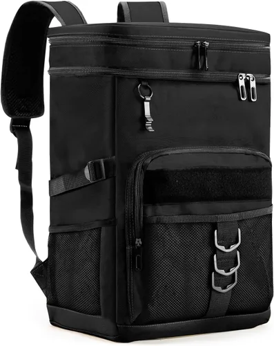 Mochila térmica de doble sección, aislada, a prueba de fugas, para hombres y mujeres, bolsa térmica táctica de gran capacidad, bolsa de almuerzo
