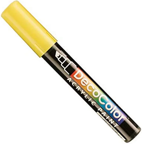 DecoColor Marcador de pintura acrílica amarillo