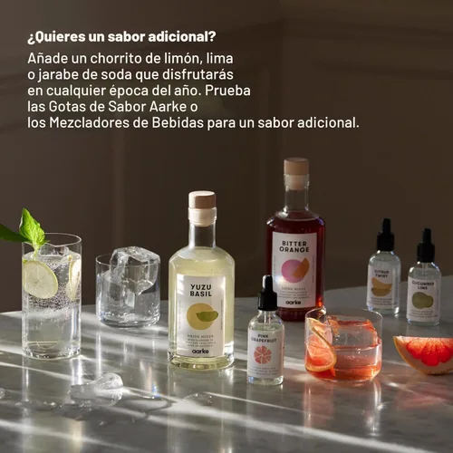 Miniatura 7 de Aarke Carbonator lll, Máquina de agua con gas y carbonatación, acero inoxidable con botella reutilizable PET sin BPA, volumen 1L/34 fl oz (dorado)