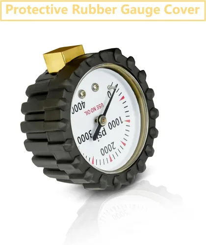 Miniatura 5 de Regulador de nitrógeno con presión de entrega de 0-800PSI, manguera de 6.6 pies CGA580 conexión de entrada y ajuste de llamarada macho de 1/4