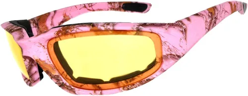 Miniatura 8 de OWL Gafas de espuma acolchadas para motocicleta, lente transparente con espejo ahumado