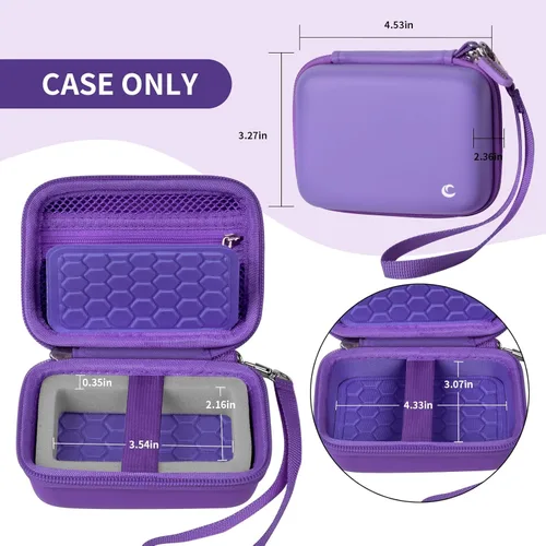 Miniatura 5 de Estuche protector y de transporte para cámara digital, AbergBest 21 megapíxeles, pantalla LCD de 2.7 pulgadas, recargable, HD/Kodak Pixpro/Canon