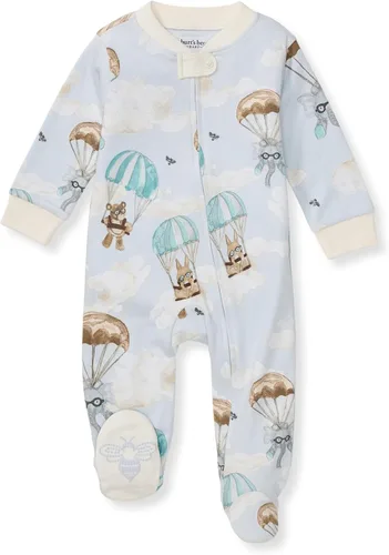 Miniatura 174 de Burt's Bees Baby - Pijama de una pieza para bebé, mameluco para dormir y jugar, algodón 100% orgánico, cremallera frontal
