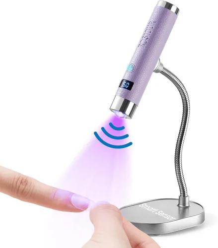 Miniatura 11 de Mini Lámpara UV para Uñas de Gel - Lámpara de Curación Rápida de Flash Manual con Soporte - Recargable Lámpara UV LED de Curación con Sensor