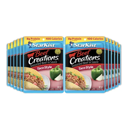 Miniatura 117 de StarKist Chicken Creations BOLD - Bolsa estilo búfalo (5 onzas, 12 unidades) Carne blanca totalmente cocida con alto contenido de proteínas, sin