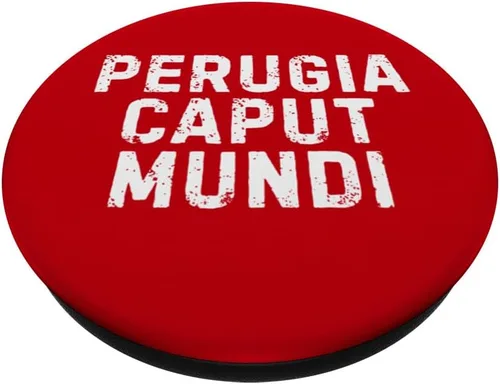 Miniatura 2 de Perugia Caput Mundi Città Simpatica Uomo Donna Bambino PopSockets Adhesive PopGrip