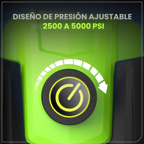 Lavadora a presión eléctrica profesional de 5000 PSI, lavadora de alta resistencia de 4.0 GPM con 4 boquillas, cañón de espuma, manguera de 33 pies