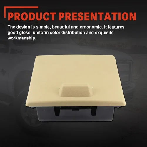 Miniatura 5 de USTAR Portavasos beige para Ford F250 F350 F450 F550 Super Duty 2008-2016 8C3Z-2513562-AE