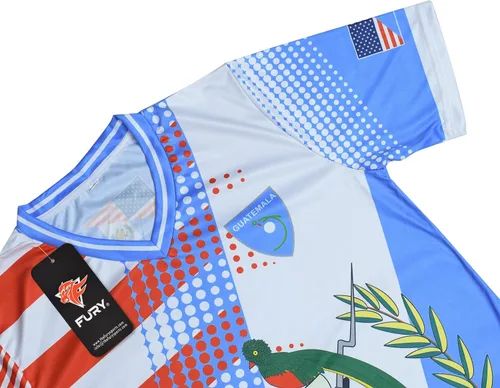 Miniatura 7 de Fury Camiseta de fútbol con la bandera de Guatemala y Estados Unidos - Camiseta Guatemala - Camiseta Guatemala Jersey HombresHombresMujeresUnisex