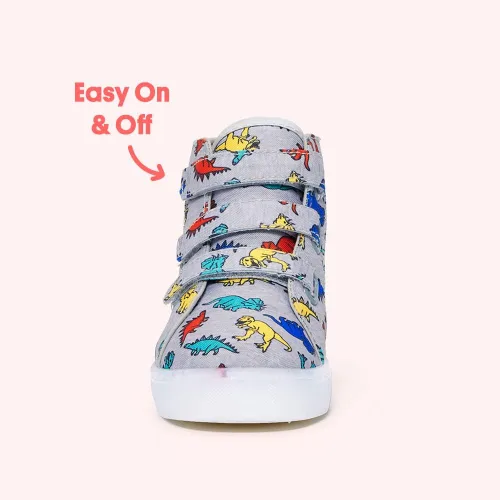 Miniatura 2 de FabKids Unisex High Top Sneaker - (Toddler, Little Kid, Big Kid)