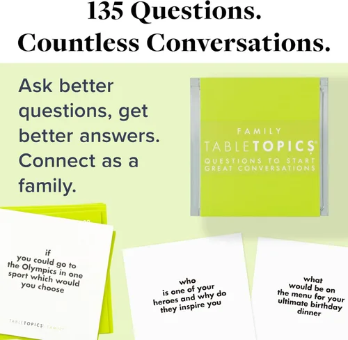Miniatura 2 de Tabletopics Family: Preguntas para comenzar grandes conversaciones. (idioma español no garantizado).