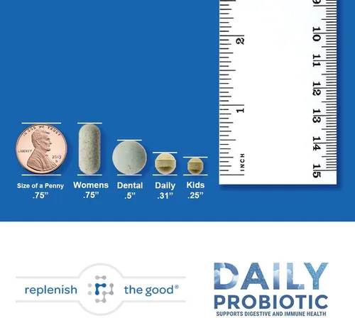 Miniatura 2 de Replenish the Good Probiótico diario para adultos Suplemento vegano con 6 mil millones de UFC Apoya la salud digestiva Ofrece 15 veces más