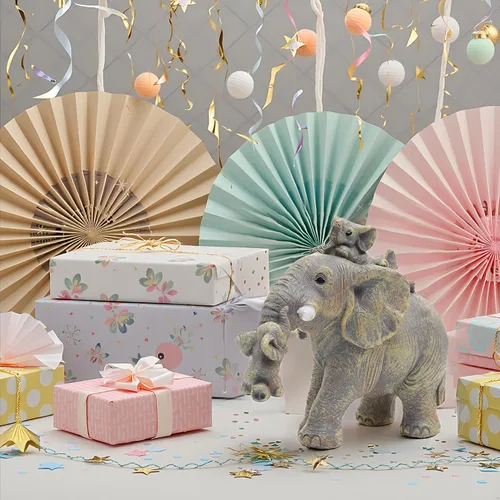 Miniatura 2 de Decoraciones de buena suerte, regalos de elefante para mujeres, figuras únicas para el hogar, habitación, baño, dormitorio, decoración de estante