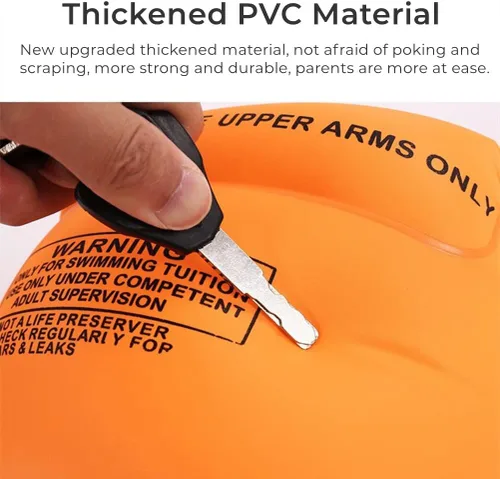 Miniatura 4 de Paquete de 2 a 4 flotadores de brazo para niños y adultos, flotadores de piscina, anillo de natación inflable, mangas flotantes de PVC para niños