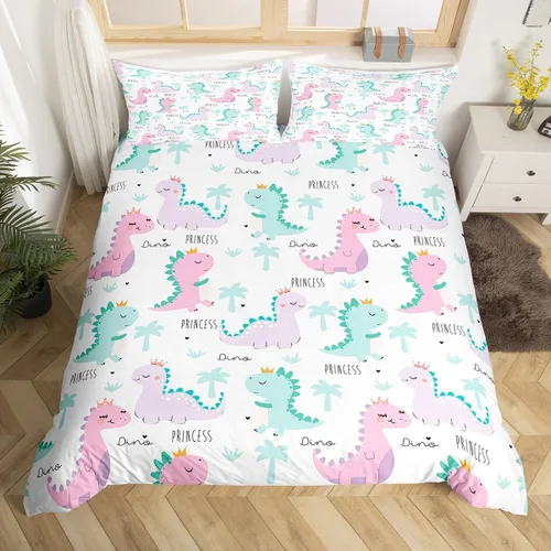 Miniatura 9 de Erosebridal Juego de ropa de cama para niños de construcción tamaño individual para niños, cubierta de edredón para camiones excavadoras, juego