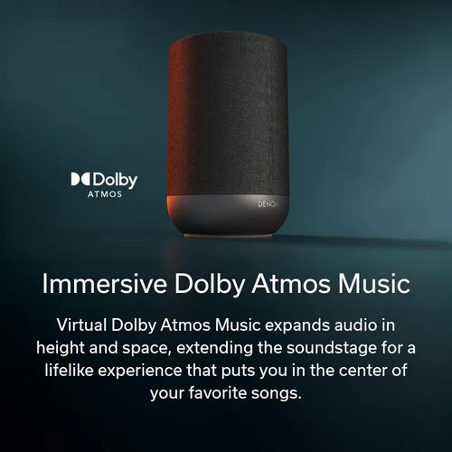 Miniatura 3 de Denon Home 200 Altavoz, altavoz inalámbrico con estéreo y música Dolby Atmos 3D, dispositivo de audio para el hogar, control de música HEOS
