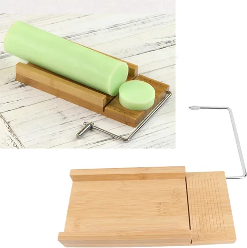 Miniatura 4 de Cortador de jabón de madera con alambre, herramienta de corte de jabón ajustable, kit de fabricación de jabón hecho a mano, herramienta profesional
