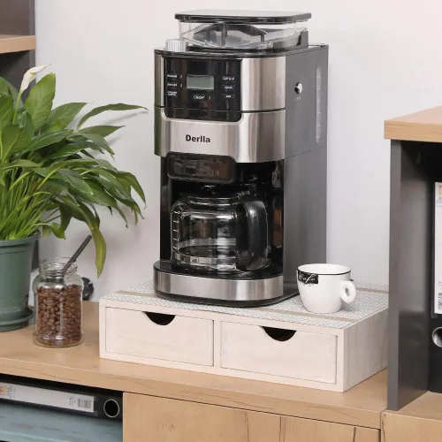 Miniatura 5 de DDYURI Organizador de almacenamiento de cocina con 2 cajones para taza K de café / soporte para cápsulas de café, cajón de organización de oficina
