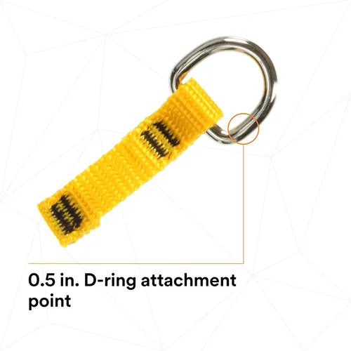 Miniatura 6 de 3M DBI-SALA Protección contra caídas para herramientas, 1500003, punto de fijación con un solo anillo en D, 05 x 225 pulgadas, en un extremo