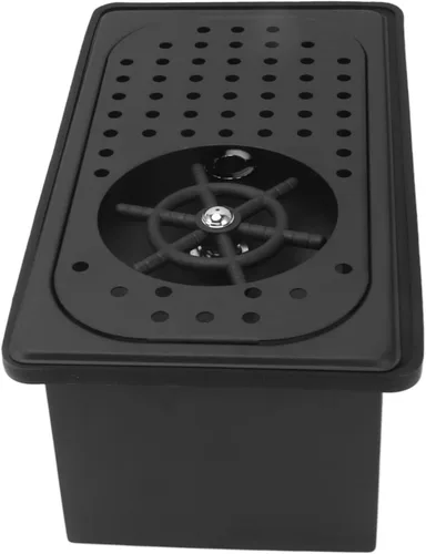 Miniatura 2 de Enjuagadora de jarra de acero inoxidable para fregadero de cocina automático de vidrio para hotel, bar, café, taza de té con leche, color negro