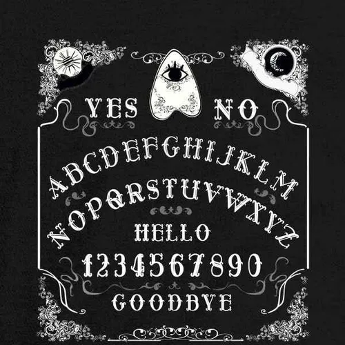 Miniatura 2 de Pop Threads Ouija Board Seance Spirit Board Design Goth Gothic Infant Baby Boy Girl Bodysuit