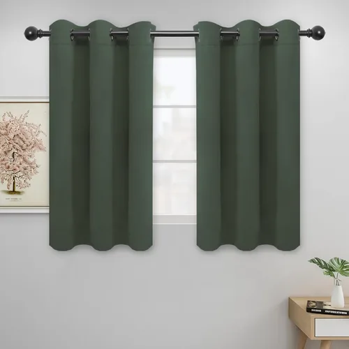 Miniatura 31 de Easy-Going - Cortinas opacas para dormitorio, aislamiento térmico sólido con ojales, cortinas de ventana para reducción de ruido, cortinas