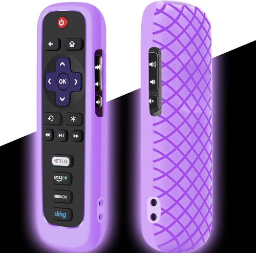 Miniatura 8 de Funda para mando a distancia Roku, cubierta de batería para TCL Smart TV Steaming Stick, funda protectora de silicona para control remoto universal