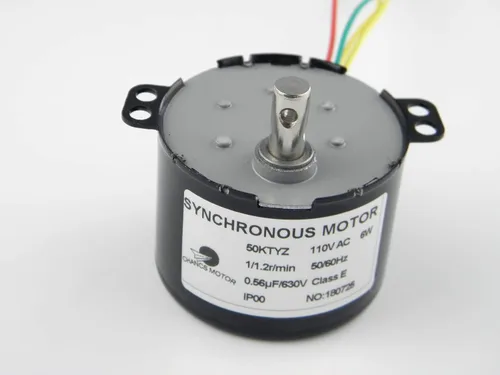 Miniatura 2 de CHANCS motor eléctrico síncrono de la CA 110V 1/1.2RPM del motor de baja velocidad 50KTYZ pequeño