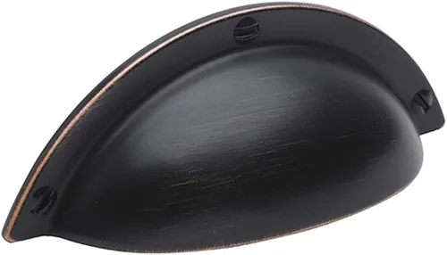 Miniatura 9 de HARPOON Paquete de 10 manijas para gabinetes de cocina de 2.5 pulgadas con agujero central, tiradores para cajones, color dorado champán