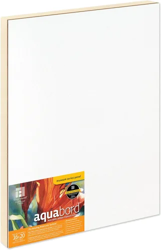 Miniatura 28 de Ampersand Art Supply Aquabord - Panel de pintura de acuarela, superficie altamente absorbente para acuarela, gouache y caseína de 8 x 8 pulgadas