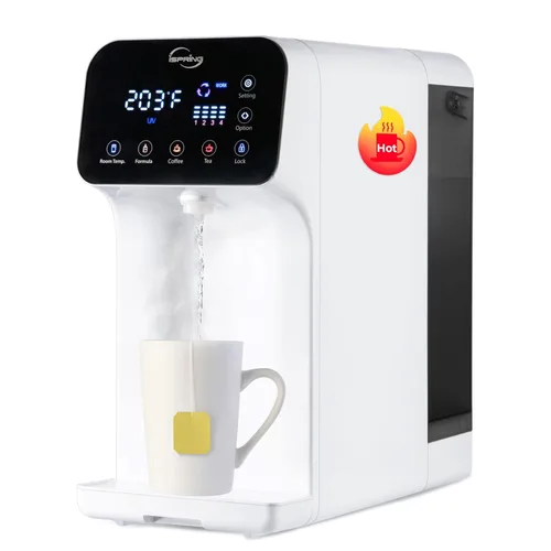 Miniatura 12 de iSpring Fabricante de agua con gas con filtro de agua de ósmosis inversa UV, caliente y fría para encimera, eliminación de PFAS y TDS, monitor TDS