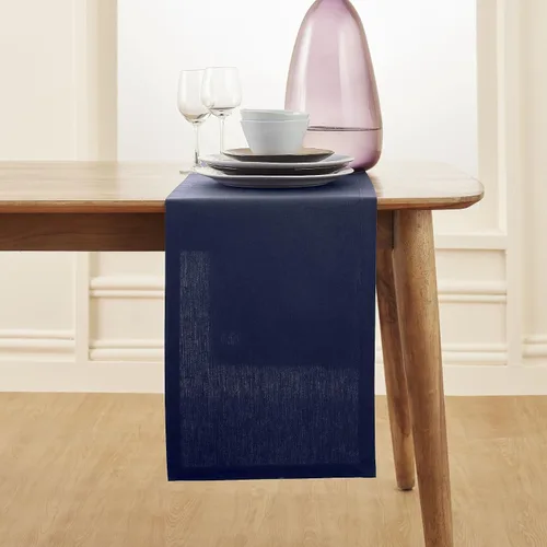 Miniatura 18 de Solino Home Dru – Camino de mesa de lino de algodón Zoe y Florence, manteles individuales y servilletas de cena