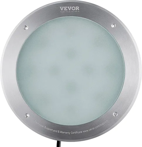Miniatura 10 de VEVOR Luz LED para piscina, 120 V CA 40 W, 10 pulgadas RGBW que cambia de color bajo el agua, incluye cable de 100 pies y control remoto
