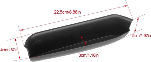 Miniatura 2 de JeCar Bandeja de almacenamiento con asa de agarre para Jeep Renegade, organizador de almacenamiento para Jeep Renegade 2015-2023