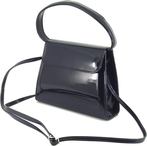 Miniatura 15 de LONI Bolso de mano para mujer Bolso de hombro y asa superior Bolso de charol para boda y baile de graduación