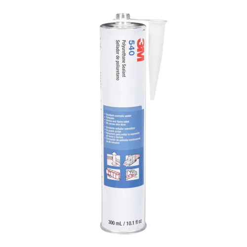 3M Sellador de poliuretano 540, negro, cartucho de 310 mL