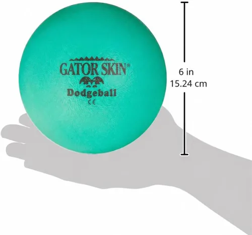 Miniatura 8 de S&S Worldwide Gator Skin Foam Dodgeballs - Easy Grip Starter Balls, Low Density Foam for No Sting, Durable Coating, Tear and Puncture Resistant, 6