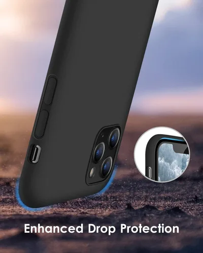 Miniatura 3 de DTTO Funda compatible con iPhone 11 Pro, serie Romance, funda de silicona cubierta completa [protección mejorada de cámara y pantalla] con cojín