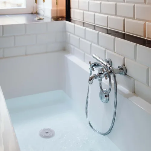 Miniatura 7 de Vaincre 2 piezas de tapón de drenaje de bañera - 5" de silicona para cocina y baño, tapón de agua para cabello y ducha, tapón de drenaje de bañera