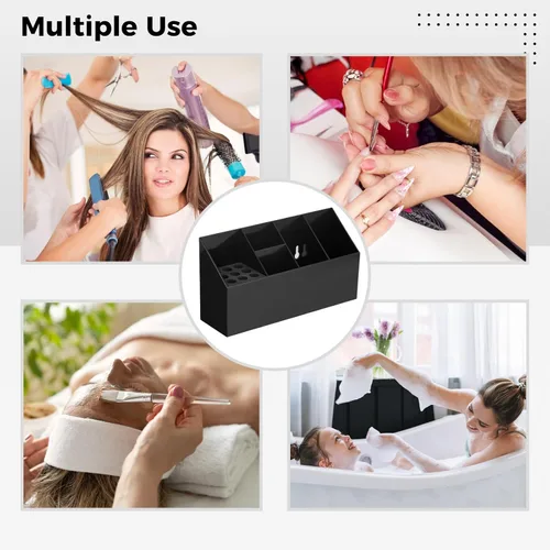 Miniatura 5 de Caja de almacenamiento grande para tijeras, soporte para tijeras para peluquería, soporte de corte para peluquería, peines profesionales