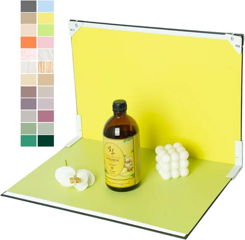 Miniatura 11 de Tablero de fondo de fotos Fotografía del producto: 10 piezas de 20 patrones Kit de fondo de comida de mesa - Accesorios planos para joyas