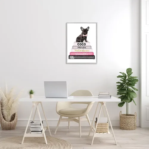 Miniatura 10 de Stupell Industries Fancy Boston Terrier - Estantería para perros, diseño de Amanda Greenwood