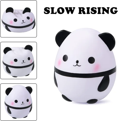 Miniatura 2 de Squishy Panda Squishies Jumbo Slow Rising Squishies Lovely Stress Relief Squishies Juguetes para niños y adultos 6.7 pulgadas de tamaño grande.