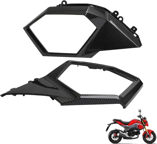 Miniatura 12 de Mokuo Funda de Velocímetro de Fibra de Carbono para Motocicleta Fit para Honda Grom Msx125 SF 2016-2020 Kit de Carenados Piezas