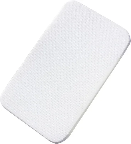 Miniatura 11 de Mecc ecoh Colchón para moisés de bebé, cubierta 100% transpirable, forro resistente al agua, ovalado de 29"x17"x2" pulgadas, se adapta al moisés