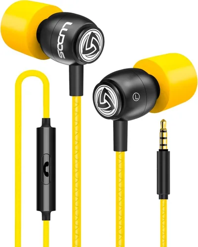 Miniatura 10 de Auriculares con cable Ludos Clamor, auriculares intraaurales, 5 años de garantía, auriculares con micrófono, auriculares con aislamiento de ruido