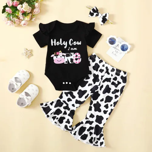 Miniatura 45 de Traje de primer cumpleaños para niña - Holy Cow I'm One