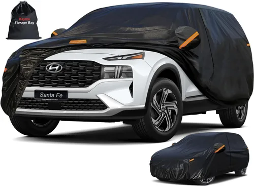 Miniatura 8 de Kayme - Cubierta completa impermeable de 7 capas para Honda Civic Sedán/Coupé (1991-2024), apta para todo clima, protección p/exteriores contra