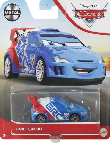 Miniatura 4 de Disney Cars Juguetes y Pixar Cars Raoul Çaroule, miniatura, juguetes coleccionables de autos de carreras basados en películas de autos, para niños