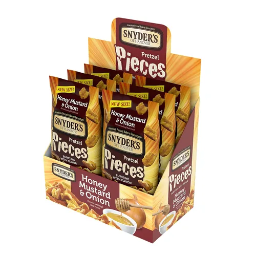 Miniatura 5 de Snyder's of Hanover Piezas de pretzel, miel mostaza y cebolla, 3.25 oz, 6